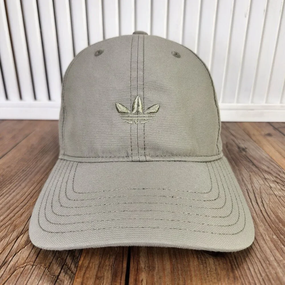 Adidas Originals Trefoil Dad Hat Cap Olive Green Strapback Casual Outdoors Sport